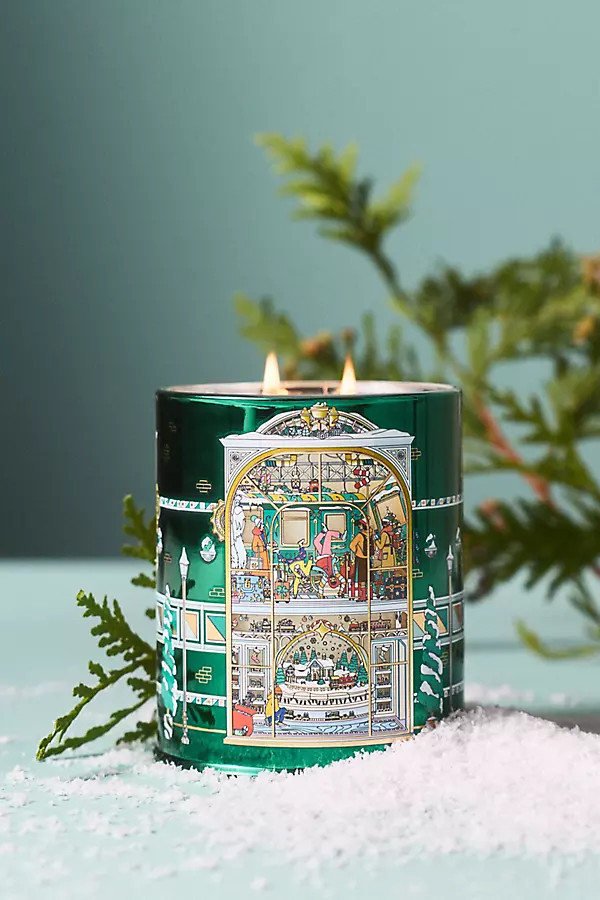 Glasshouse Fresh Winter Wonderland Boxed Glass Candle | Anthropologie (US)