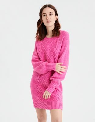 AE Cable Knit Sweater Dress | American Eagle Outfitters (US & CA)