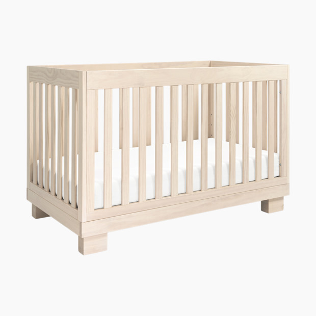 babyletto Modo 3-in-1 Convertible Crib with Toddler Bed Conversion Kit in Washed Natural Size 53.13"" x 29.88"" x 34.75 | Babylist