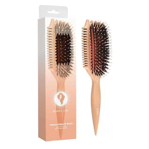 Bounce Curl Volume EdgeLift Brush, 5-in-1 Tool for Volumized, Defined Curls, Waves & Coils - Peach - Limited Edition | Amazon (US)