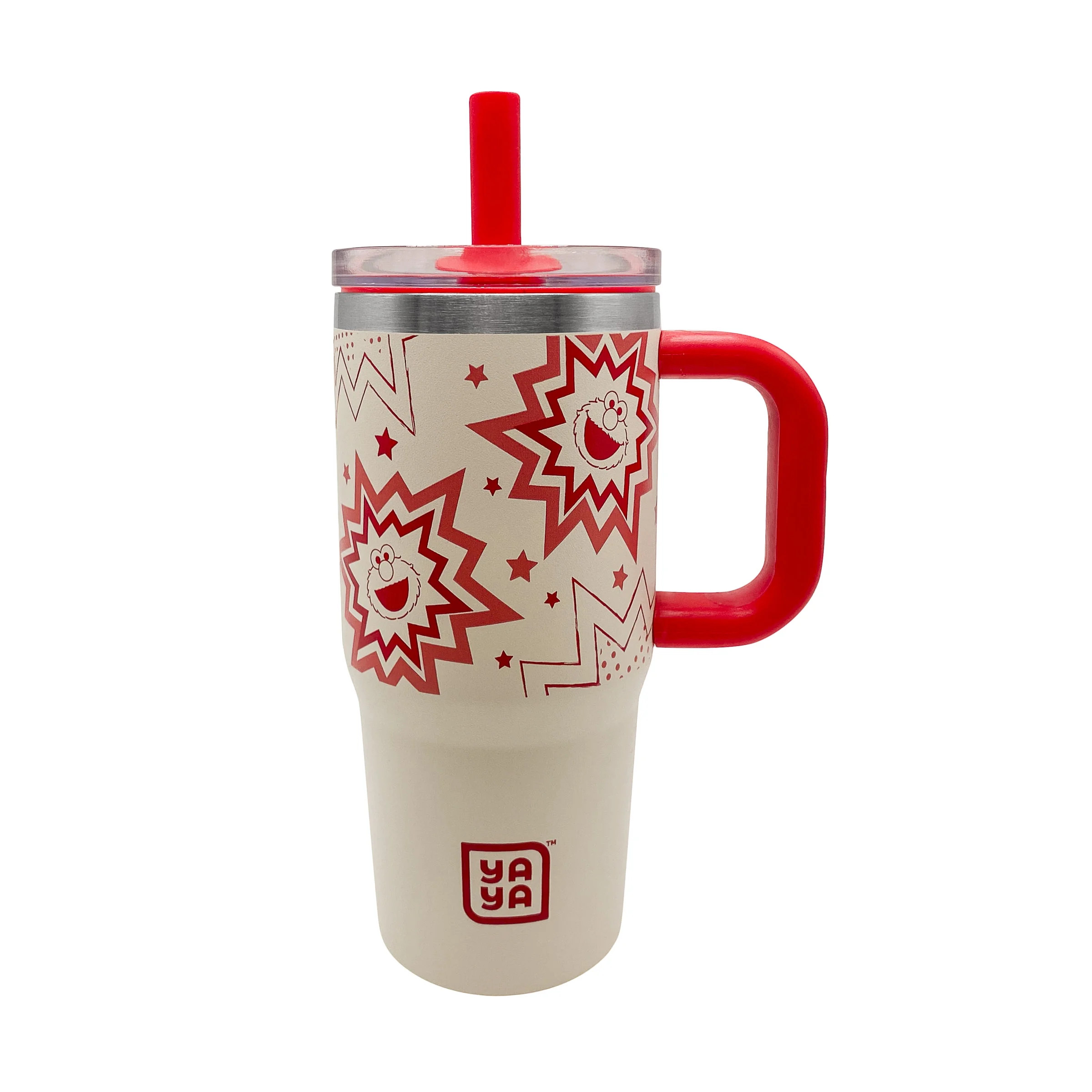 YAYA Sesame Street Elmo My First Travel Tumbler for Toddlers 3+ with Reusable Straw and Spill-Saf... | Walmart (US)