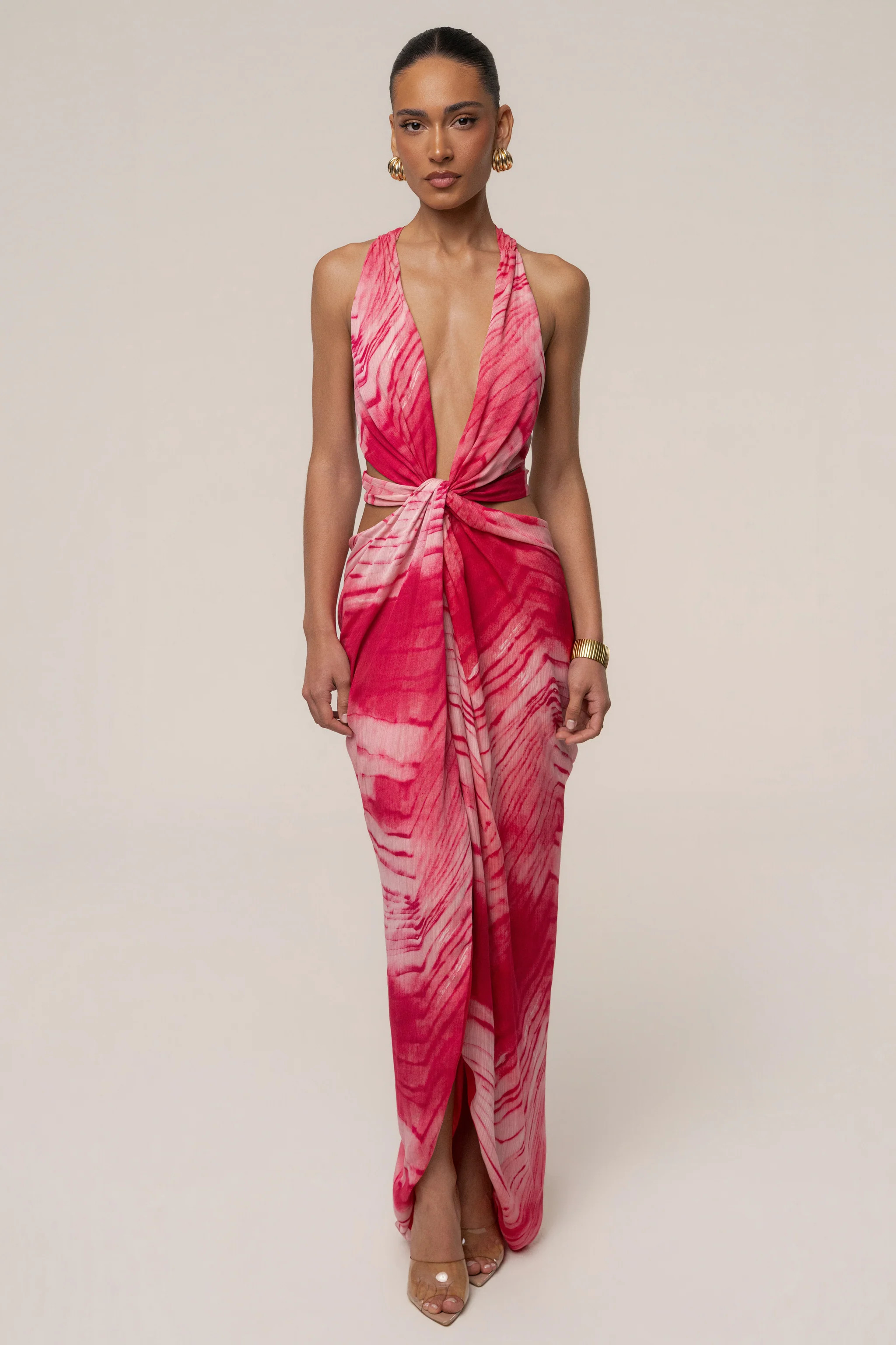 Cherry Coastline Maxi Dress | JLUXLABEL US