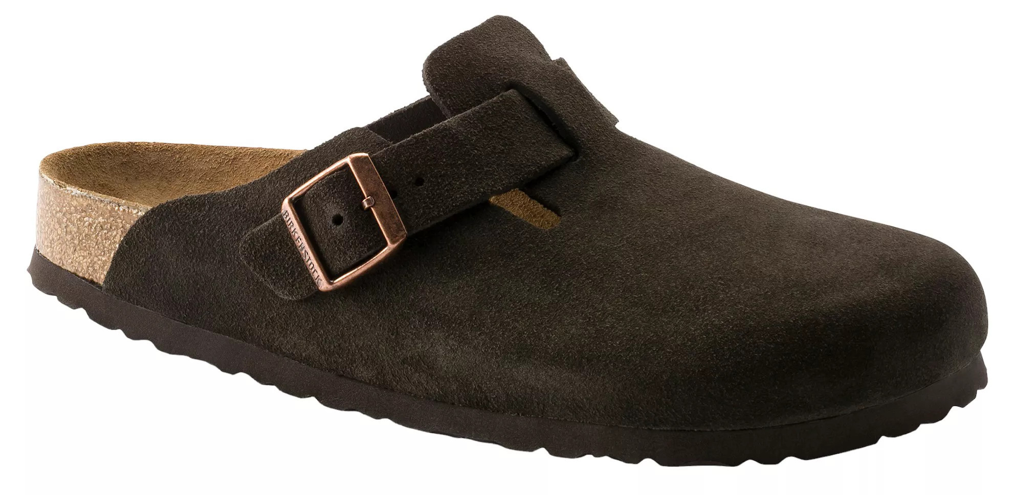 Birkenstock Men's Boston Soft Footbed Clogs, 11/11.5 US (44 EU), Mocha Suede | DICK'S Sporting Goods