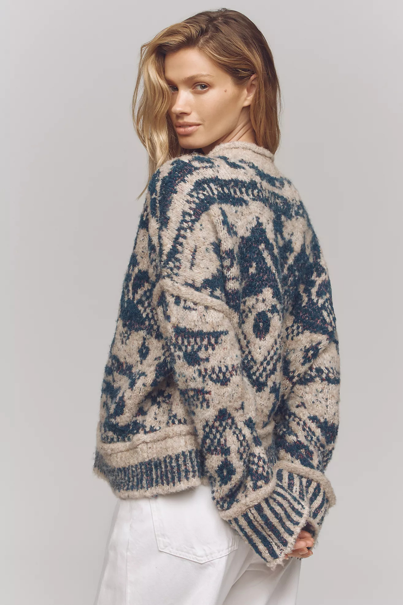 Pilcro Relaxed Roll-Neck Sweater | Anthropologie (US)