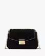 Carey Faux Fur Small Flap Shoulder | Kate Spade Outlet