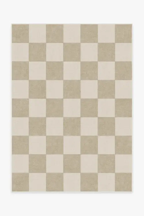 Jaque Checkered Stone Rug | Ruggable