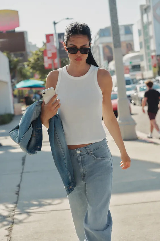 RIBBED SLEEVELESS TOP | Zara UK