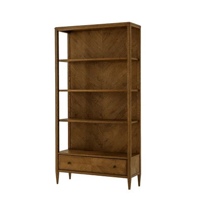 NOVA 89'' H x 46'' W Wood Standard Bookcase | Wayfair North America