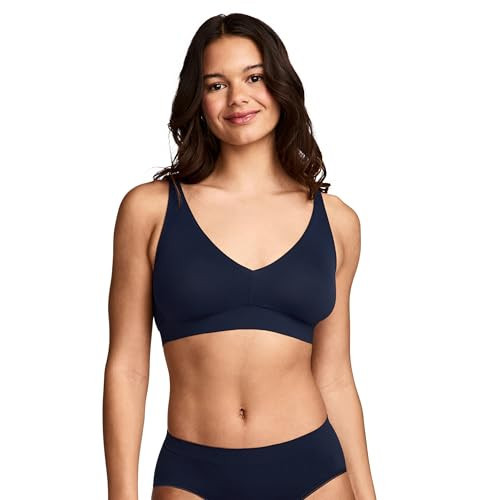 Jockey Women's Bra Seamfree Light Support Bralette, Jockey Blue, 2XL | Amazon (US)