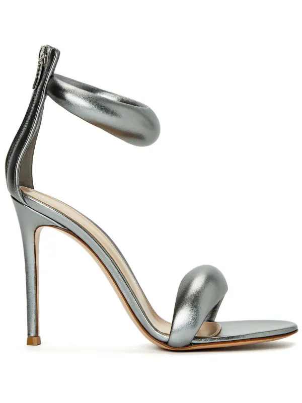 Gianvito Rossi Bijoux 105mm open-toe Pumps - Farfetch | Farfetch Global