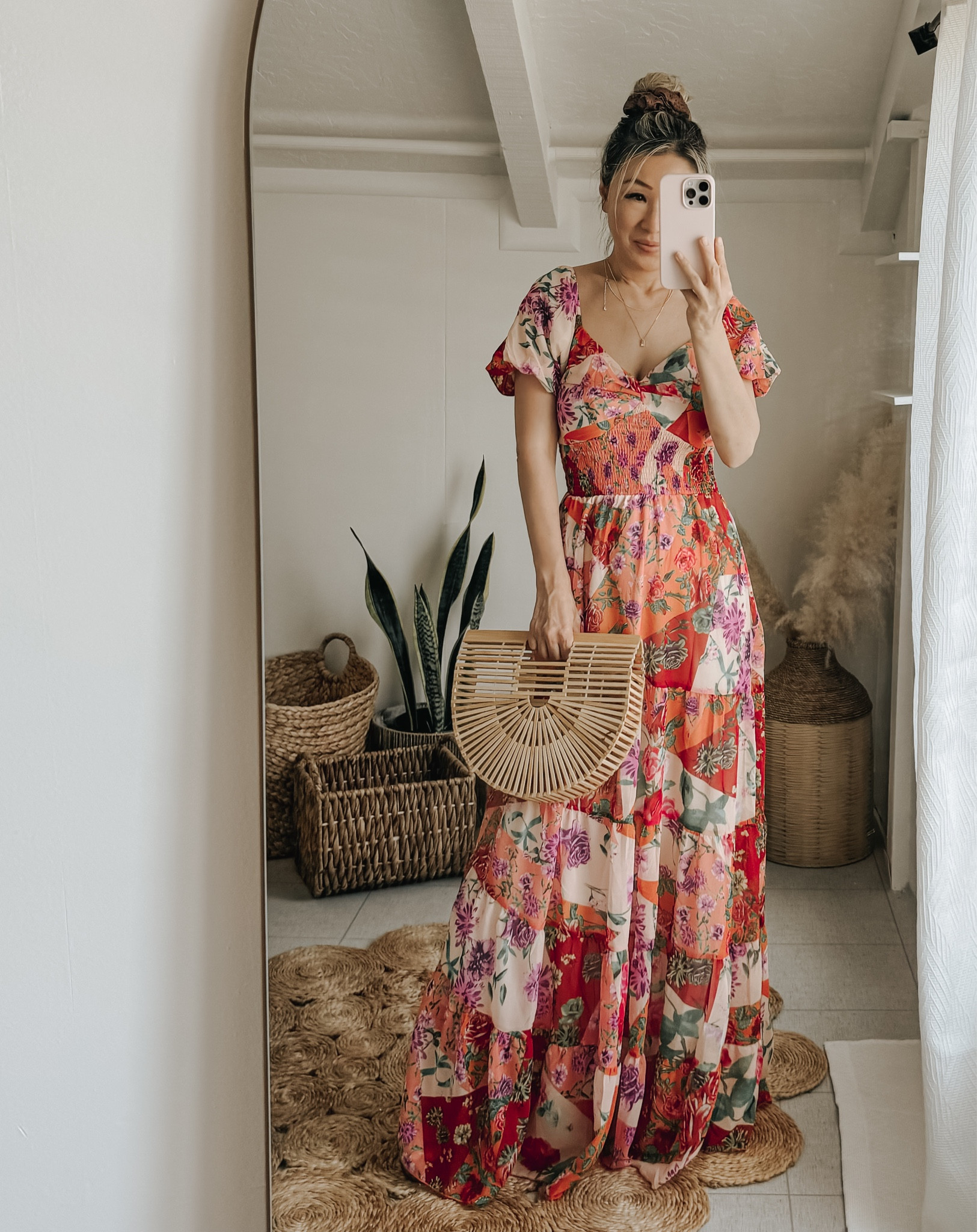 Beautiful, flows maxi dress that can be worn on or off the shoulders. 

#LTKfindsunder50 #LTKSeasonal #LTKstyletip