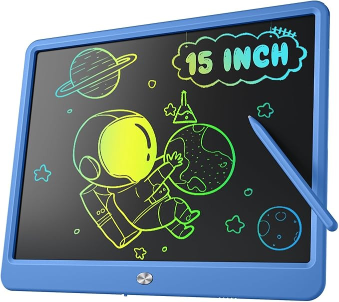 LCD Writing Tablet for Kids, Large Screen 15-Inch Drawing Writing Tablet Doodle Board, Toddler Ed... | Amazon (US)