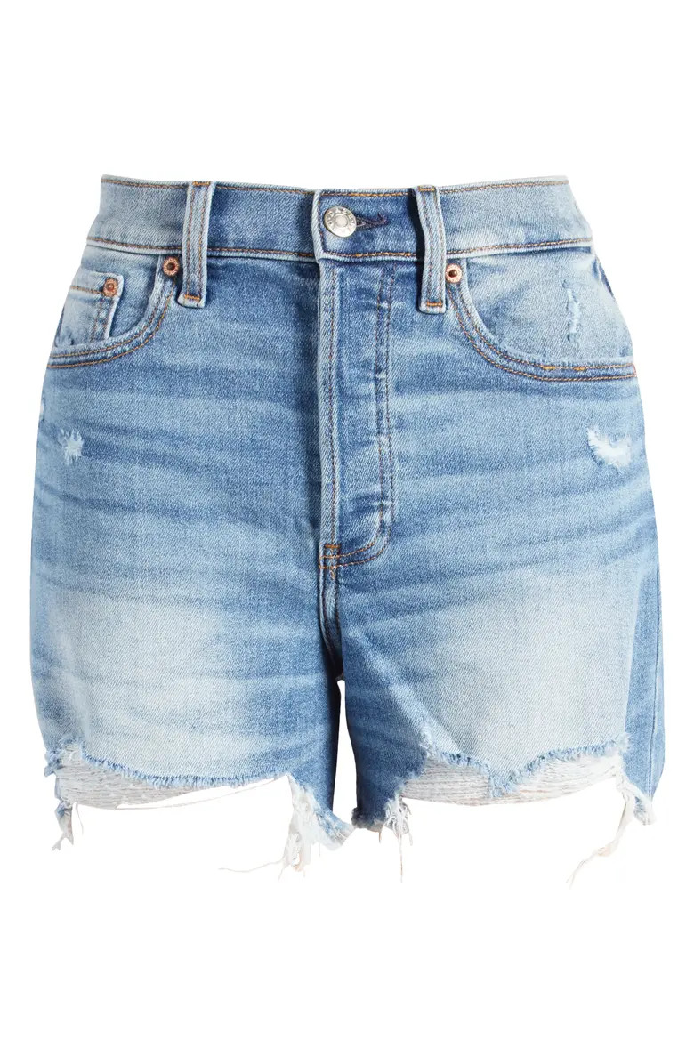 Bottom Line Distressed Denim Shorts | Nordstrom