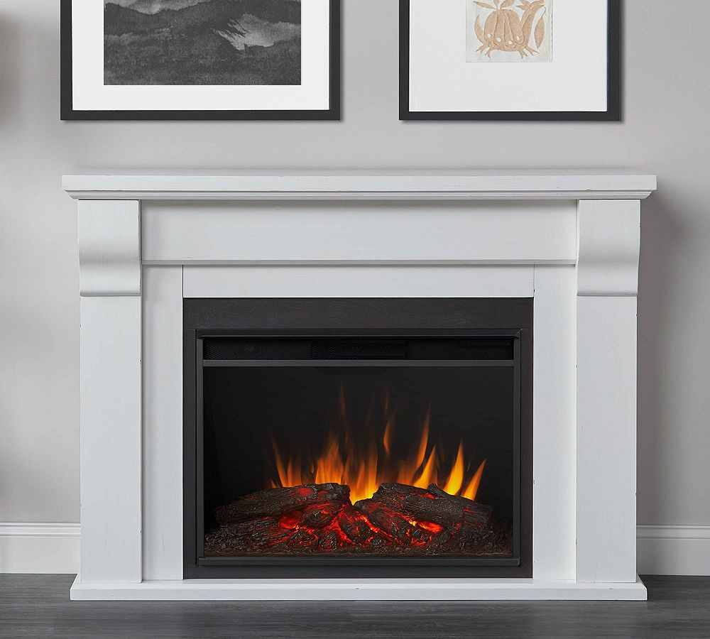 Real Flame® Whittier Grand Electric Fireplace | Pottery Barn (US)