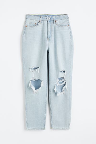 Mom Comfort Ultra High Ankle Jeans | H&M (US)