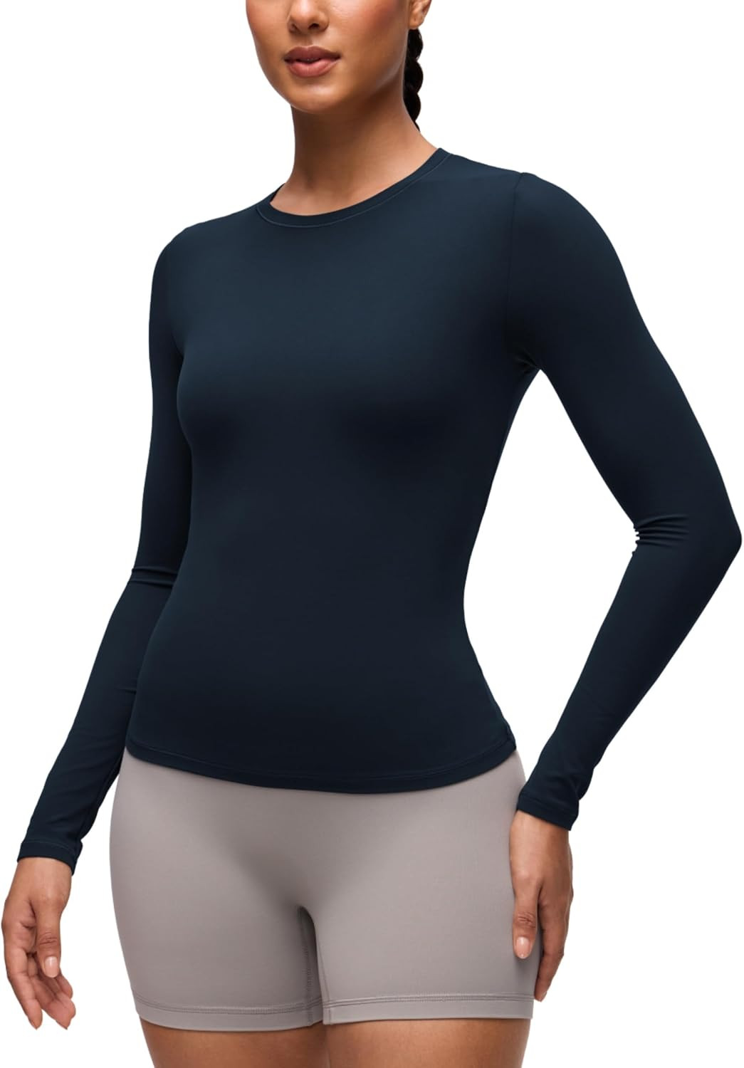 CRZ YOGA Softembrace Crewneck Long Sleeve Top | Amazon (UK)