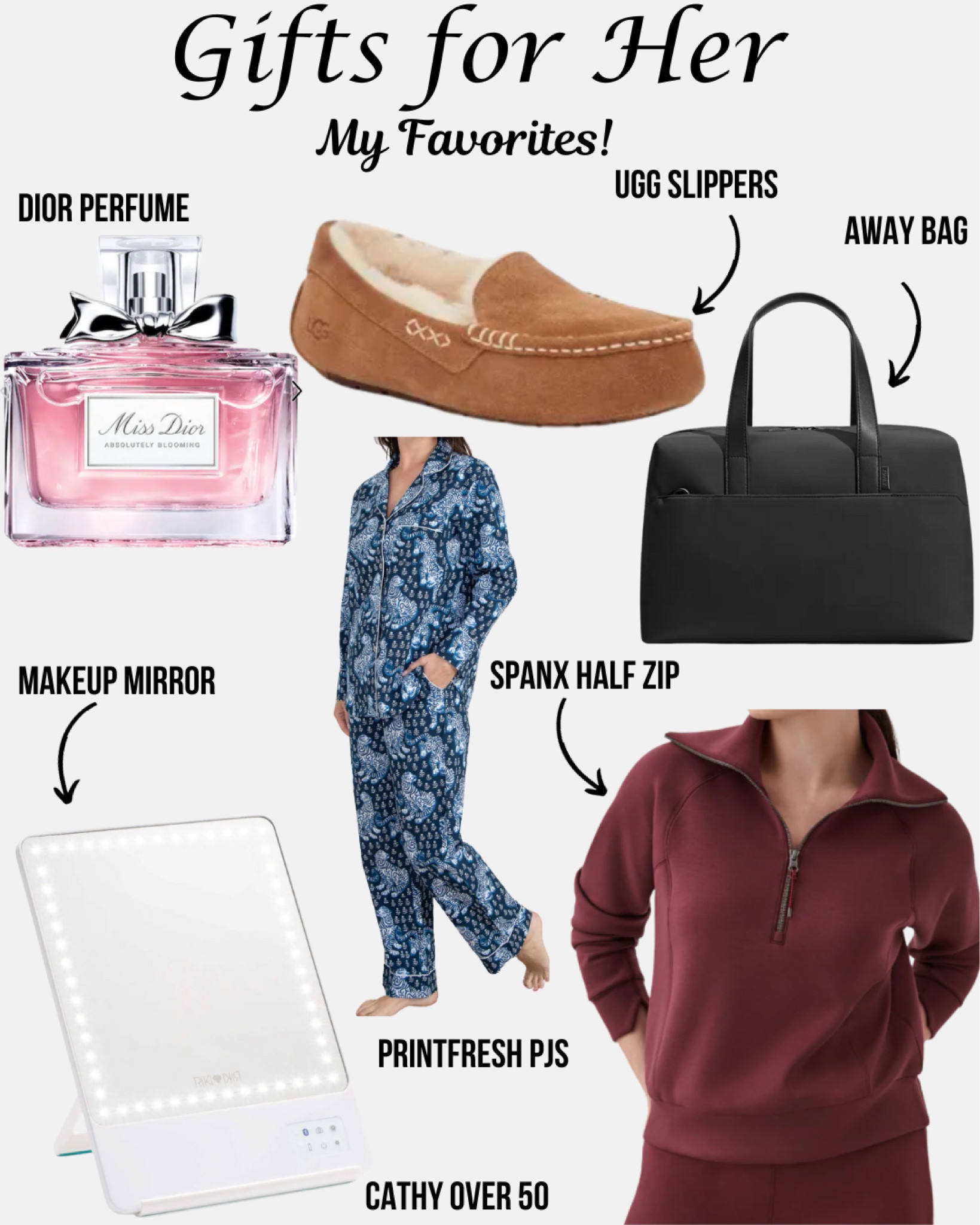 Gifts for her! Luxury gifts worth the splurge! These Christmas gifts suggestions are some of my personal favourites! Use code CATHYOVER50 on the Printfresh pjs to save 15%.
#giftsforher #giftideas #worththesplurge #giftsover100


#LTKover40 #LTKHoliday #LTKGiftGuide