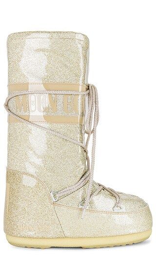 Icon Glitter Boot in Gold | Revolve Clothing (Global)