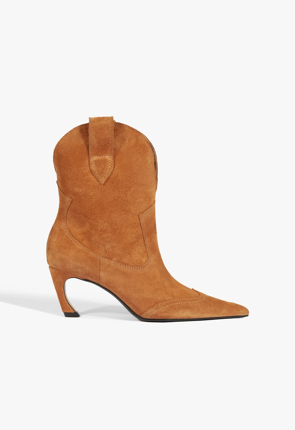 Maryann Curve Western Boot | Brown Suede - SCHUTZ | Schutz (US)