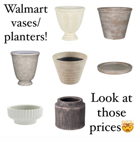Spring, planters, vases, dupes, studio McGee, Walmart 

#LTKunder50 #LTKSeasonal #LTKFind