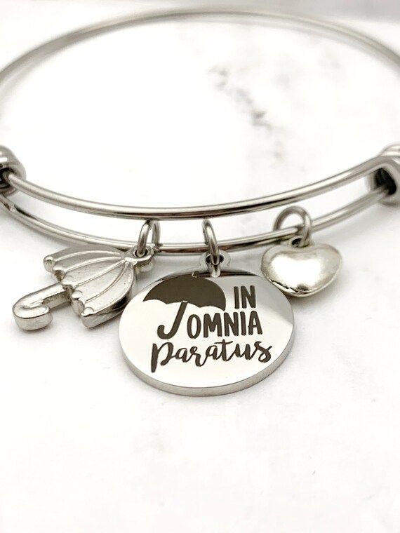 In Omnia Paratus Custom Charm Bracelet Ready for Anything | Etsy | Etsy (US)