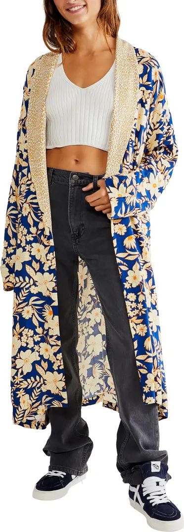 Wild Nights Floral Open Front Duster | Nordstrom Rack