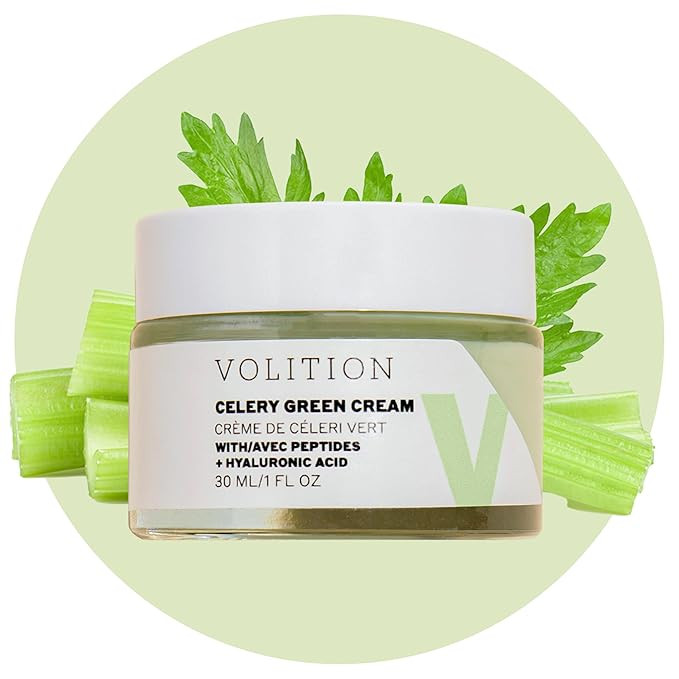 Volition Beauty Celery Green Cream with Hyaluronic Acid + Peptides - Purifies, Minimizes Pores an... | Amazon (US)