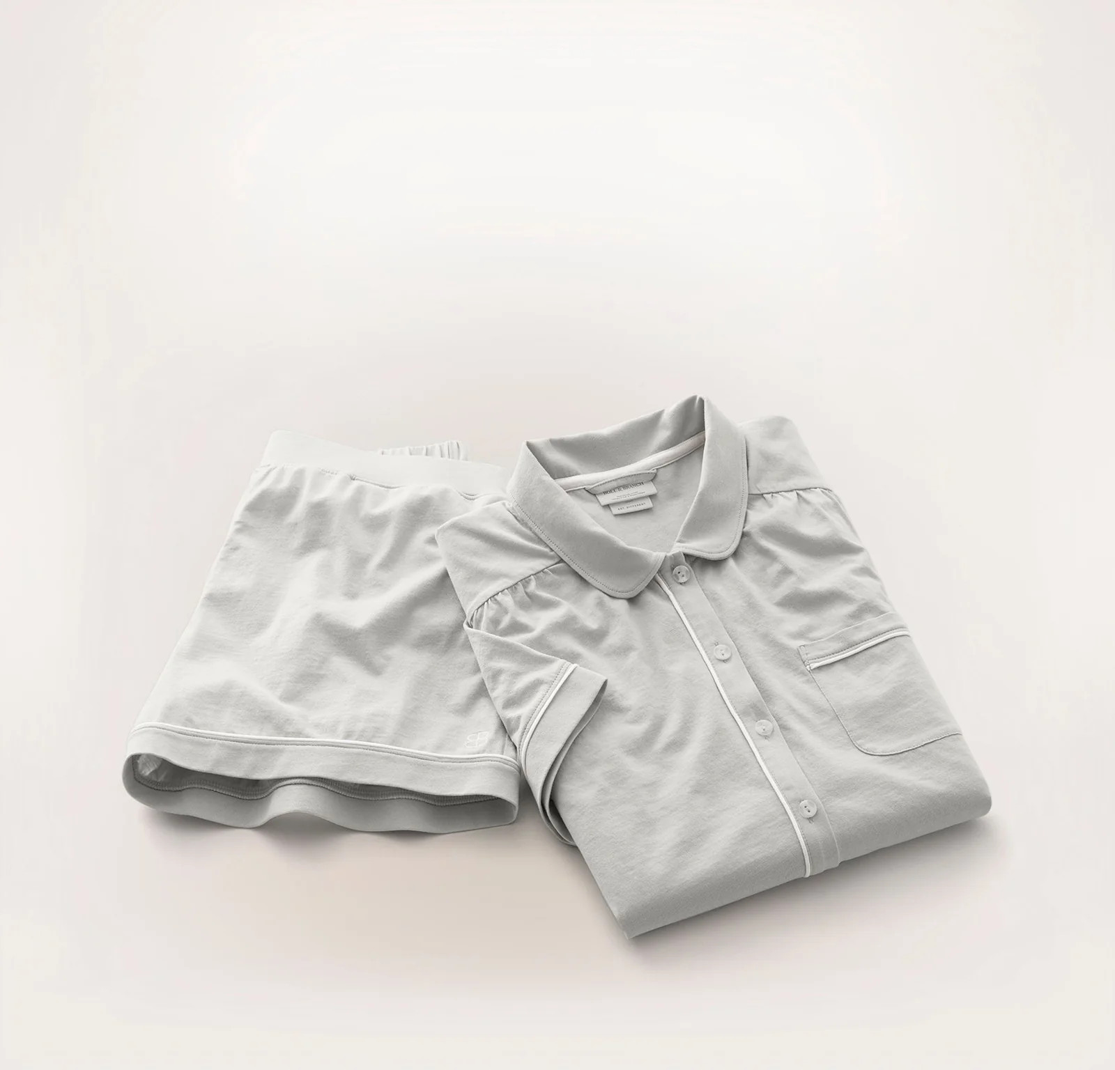 Soft Knit Short Sleeve & Shorts Pajama Set | Boll & Branch