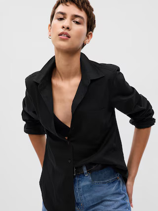 100% Organic Cotton Perfect Shirt | Gap (US)