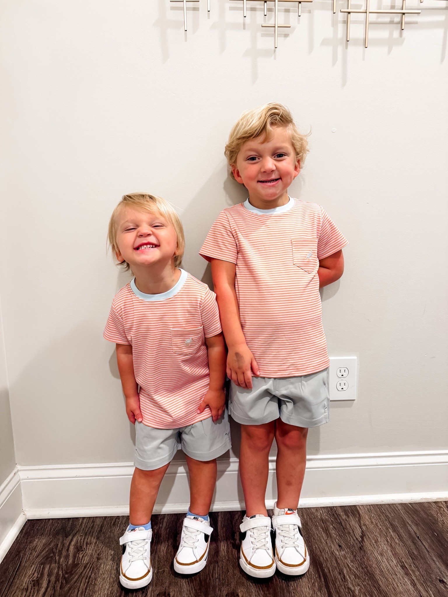 Our favorite brand to dress the boys in is The Beaufort Bonnet Company! These tees are simple but the quality is so high end and looks darling! They’re also wearing the Prepletic shorts which is moisture wicking. Great for everyday or activities and super comfy!

Shoes are Nikes!

Click here to shop!

Boys | toddler | baby | tee | t-shirts | shirts | athletic | active | preppy | prepletic | southern | movement | kids | shirts | tbbc | Nikes | sneakers | tennis shoes | stripes | gray | best dressed | high end | brothers | matching | sibling sets

#LTKmomlife #LTKKids #LTKBaby
