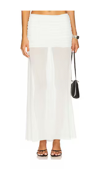 Amanda Uprichard x REVOLVE Leo Skirt in Ivory. - size S | Revolve Clothing (Global)