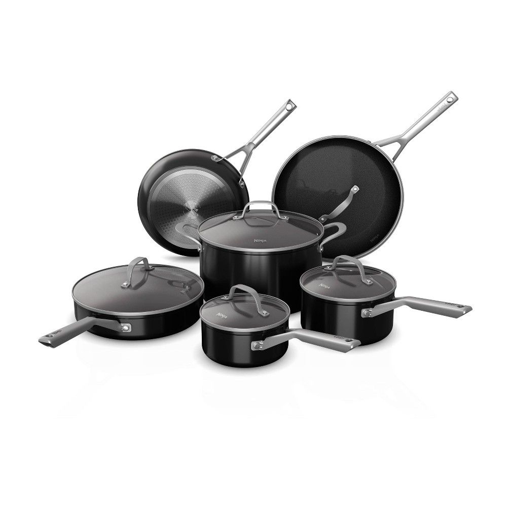 Ninja Foodi NeverStick 11pc Nonstick Cookware Set - Black | Target