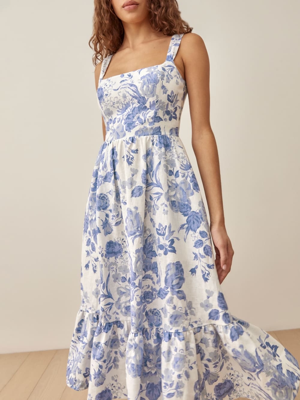 Bucatini Linen Dress | Reformation (Global)