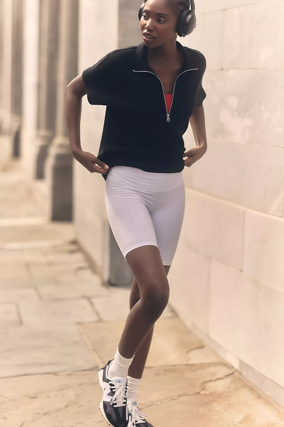 Varley Ritchie Short-Sleeve Sweatshirt | Anthropologie (US)