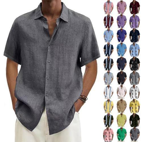 JJHAEVDY Big and Tall Shirts for Men Summer Shirts for Men Mens Short Sleeve Button Down Shirts Graphic Tees Shirts for Men Beach Shirts for Men ’s Spring | Amazon (US)