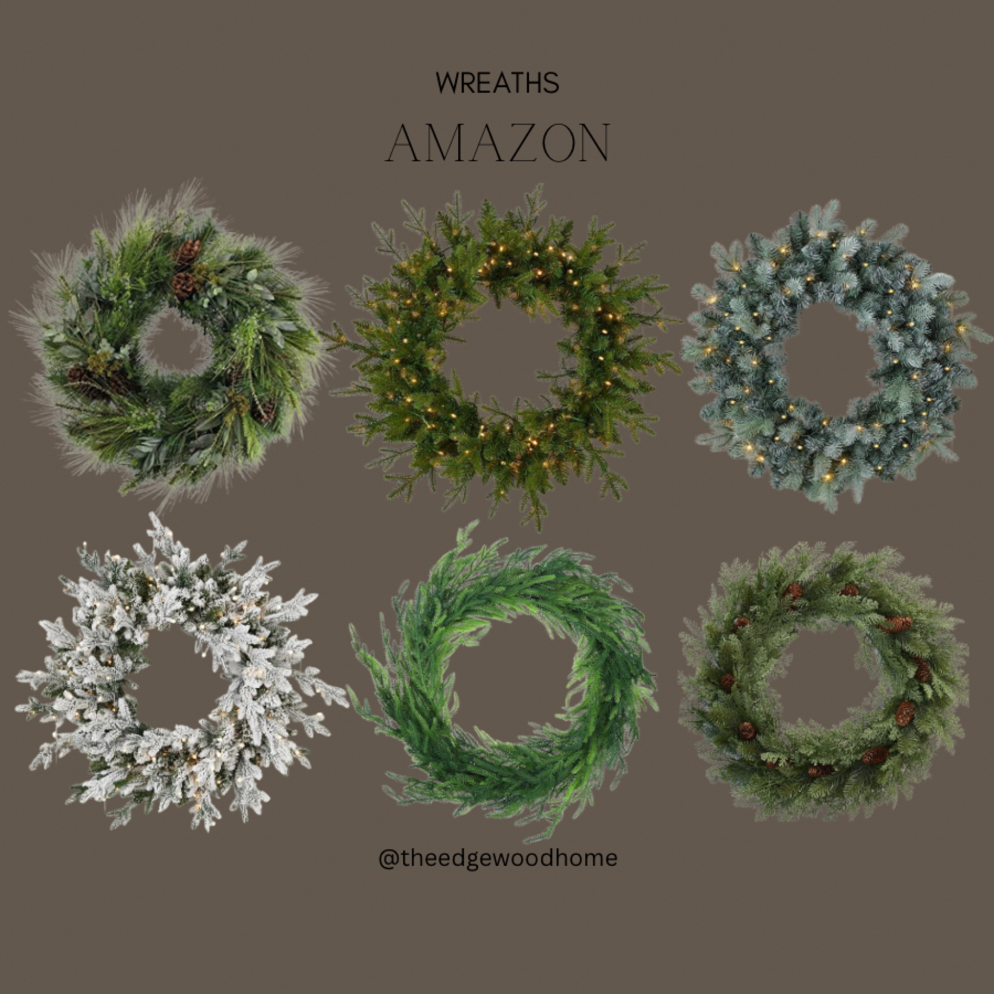 Amazon wreaths! 

#LTKsalealert #LTKhome