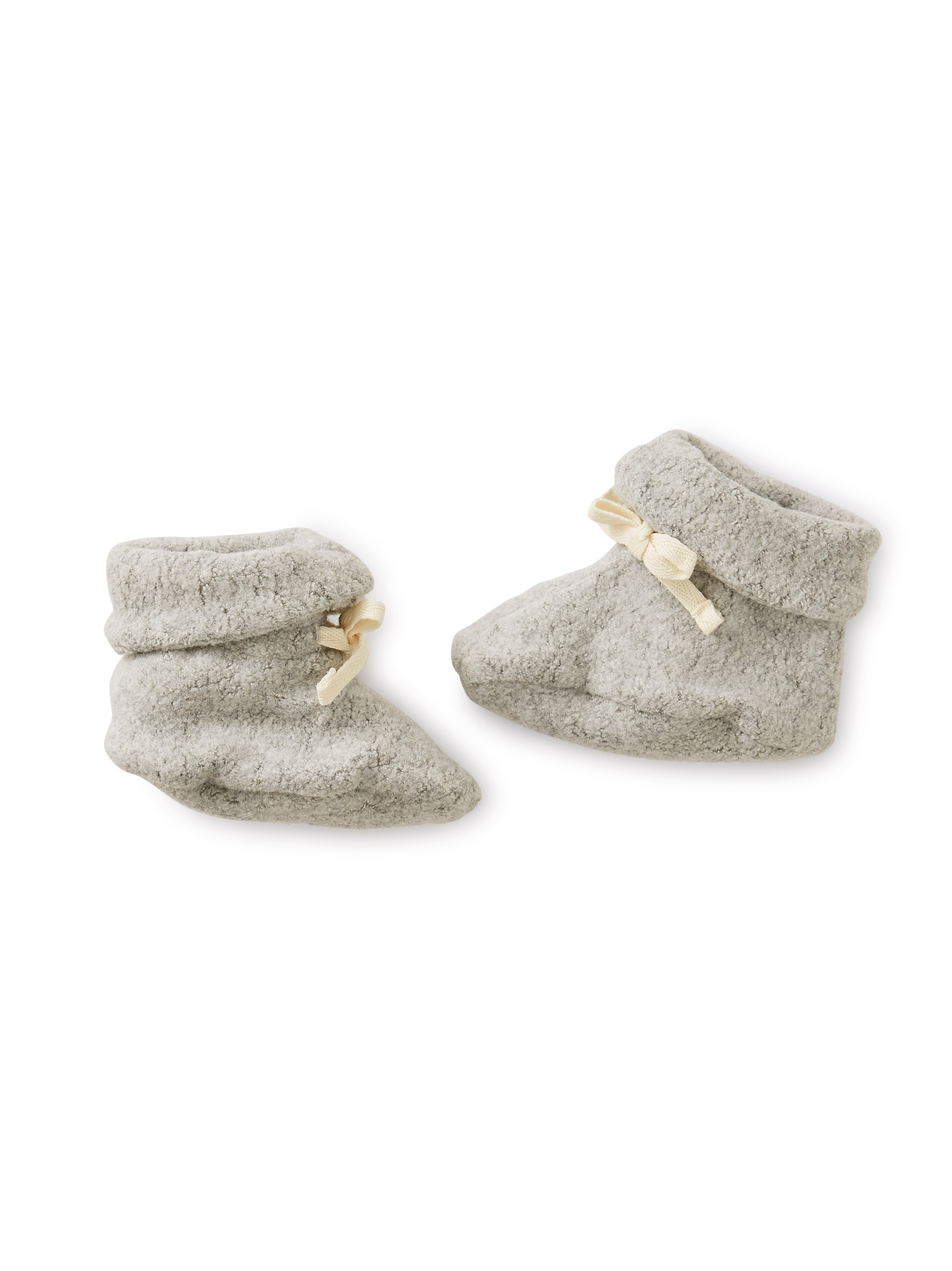Sherpa Newborn Booties | Tea Collection
