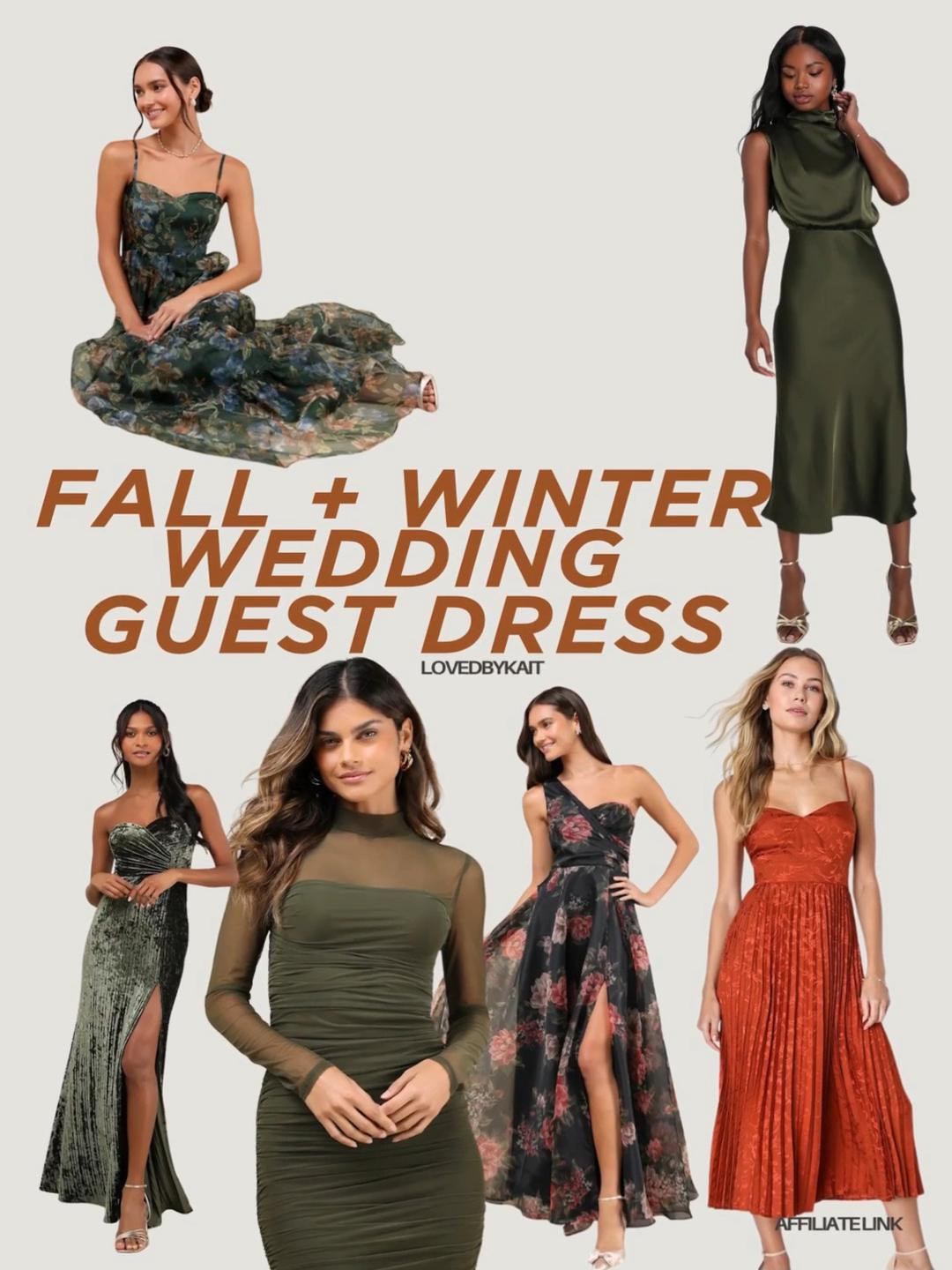 If you’re shopping for fall and winter wedding guest dresses, Lulus has some of the best options — and the best part is every dress is under $100. From black tie gowns to cocktail dresses, long-sleeve midi dresses, and even velvet and satin evening dresses, there’s something for every event this season. I love that Lulus makes it easy to find affordable wedding guest outfits that still look elevated and chic, whether you’re headed to a formal winter wedding, a holiday party, or even a New Year’s Eve event. Stylish, flattering, and budget-friendly — these are must-haves for your cold weather event wardrobe. 

#LTKWedding #LTKParties