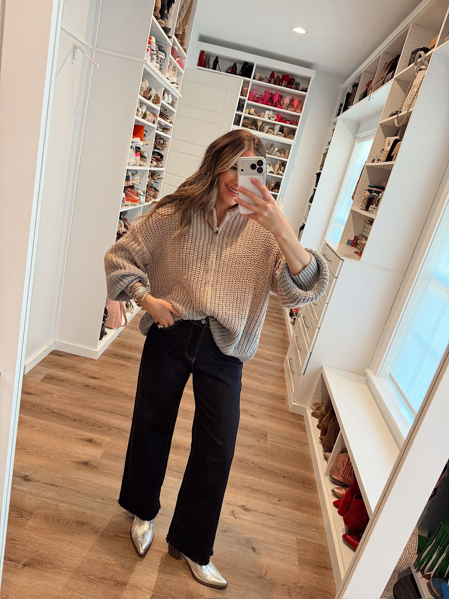 Obsessed with these Amazon looks you can take straight into the new year. Chic and timeless!

In a small lantern sleeve sweater, size 10 jeans, boots and accessories - fits tts.

Shop dandy, christmas outfit, holiday party outfit, new years eve, nye

#LTKHoliday #LTKSeasonal #LTKFindsUnder50