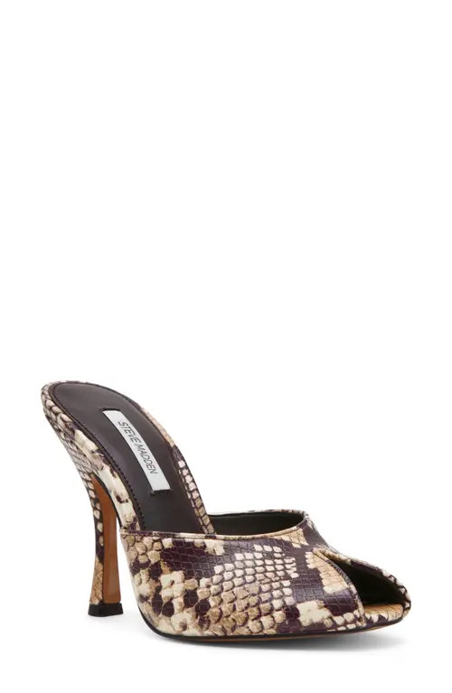 Steve Madden Jules Sandal in Snake at Nordstrom, Size 10 | Nordstrom