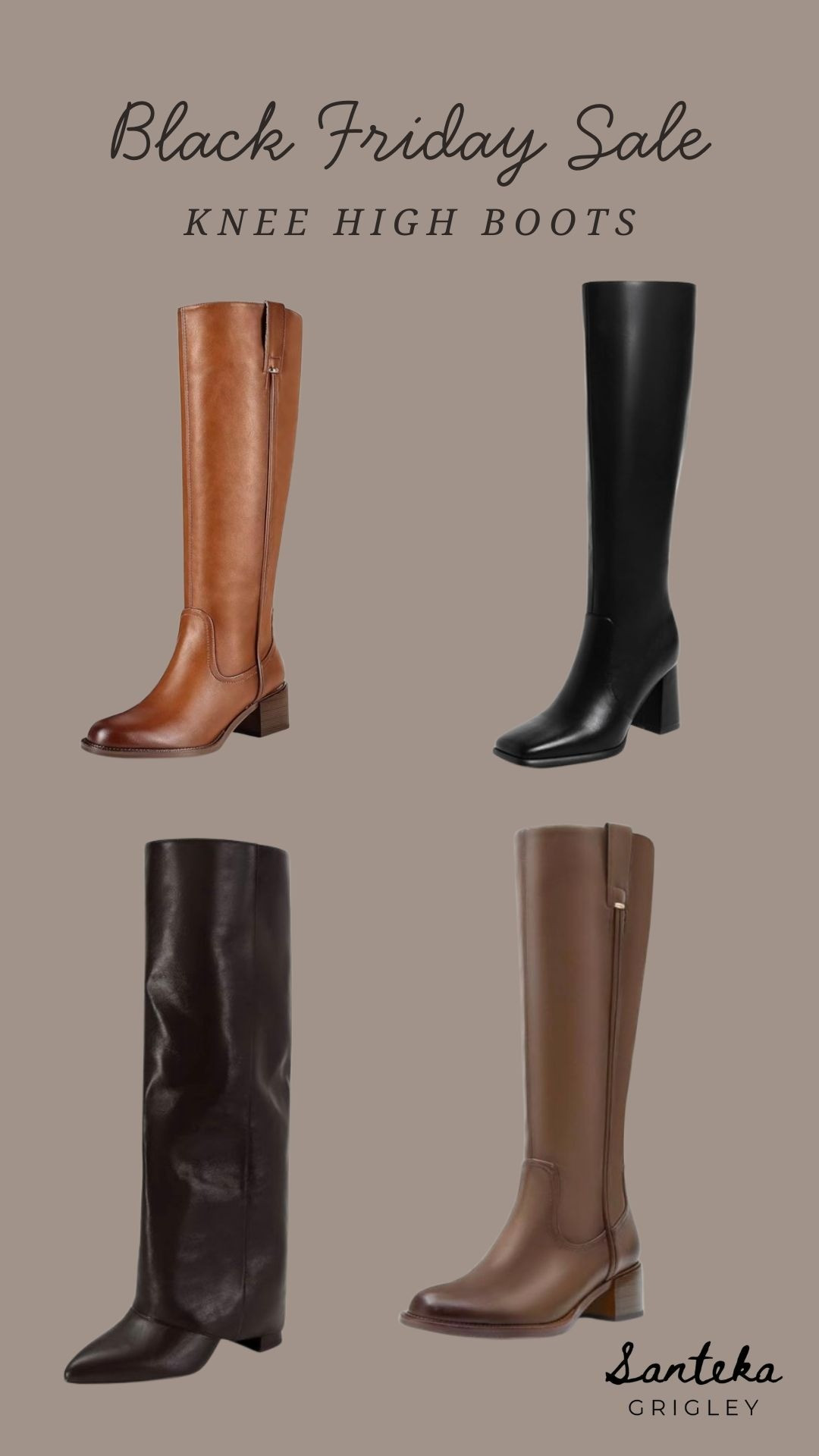 These knee-high boots are such a good find 🤍 They’re comfortable, stylish, and instantly elevate any outfit -from dresses to jeans.📌 Sizing details for reference: • I usually wear an 11• I sized up to a 12 in the low block heel boots for the best fitThey’re from Amazon and currently on Black Friday sale, which makes them an even better grab 👀🖤

#LTKFindsUnder100 #LTKSaleAlert #LTKgrwm