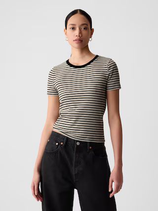 Modern Rib Cropped T-Shirt | Gap (US)
