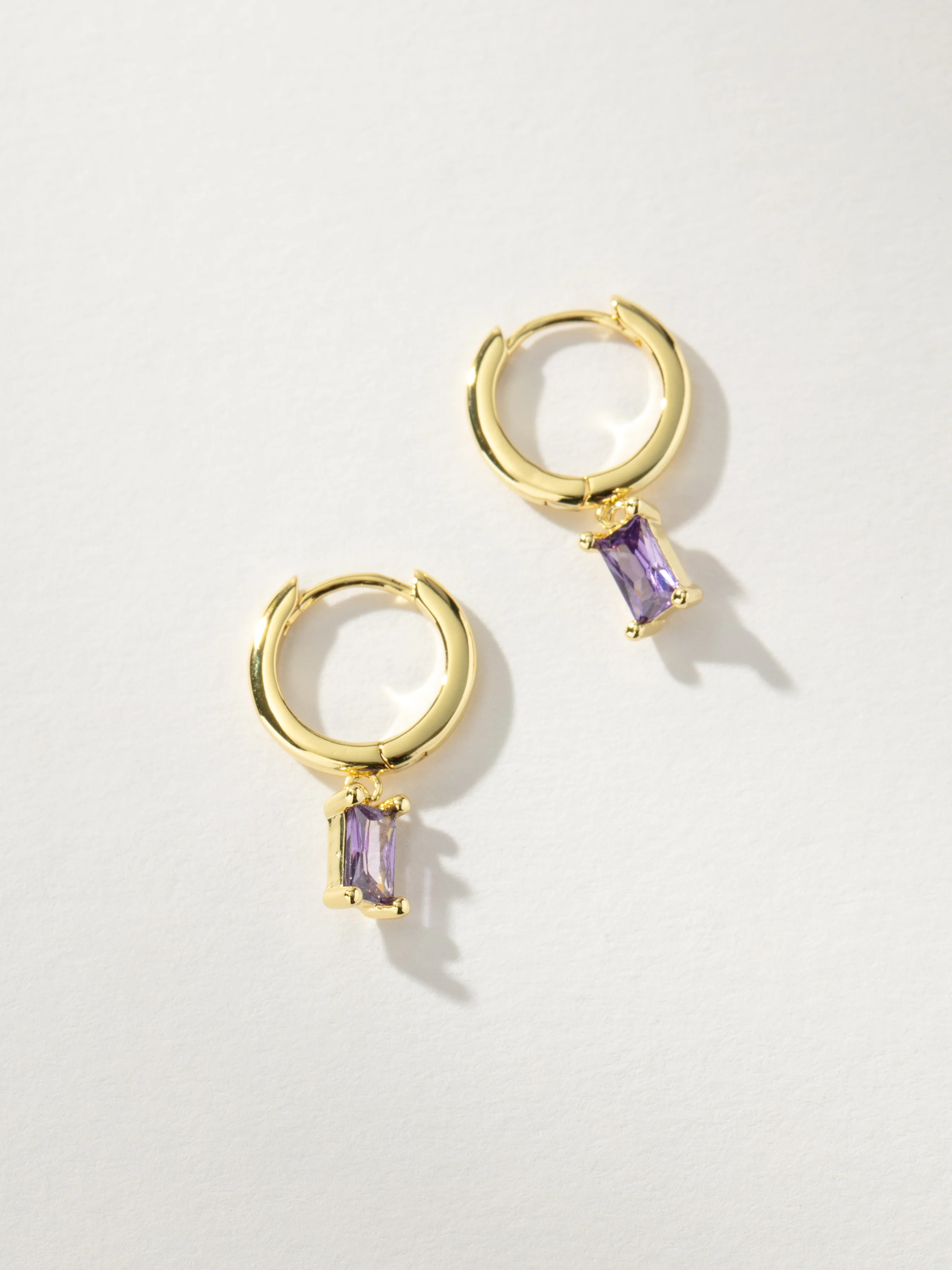 Birthstone Huggie Earrings | Uncommon James