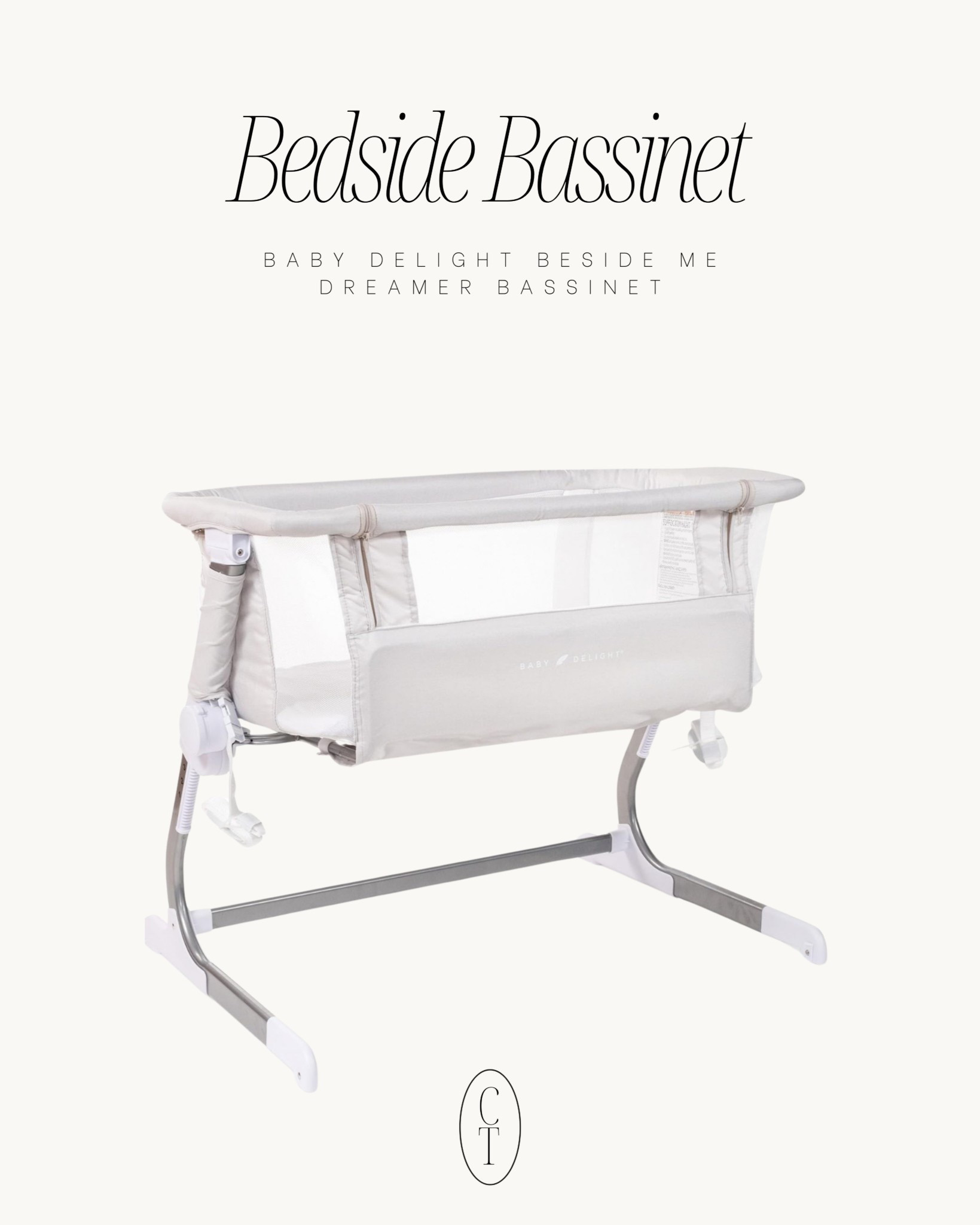 We used this bedside bassinet with our first and are excited to use it again with our second! Height adjustable to fit any bed height. We loved it so much we put another one in our living room!

#LTKBaby