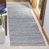 Safavieh Cape Cod Collection CAP350A Handmade Flatweave Coastal Braided Jute Runner, 2'3" x 10' , Na | Amazon (US)