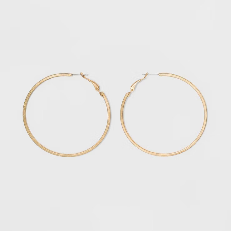 Thin Circle Hoop Earrings - Universal Thread™ | Target