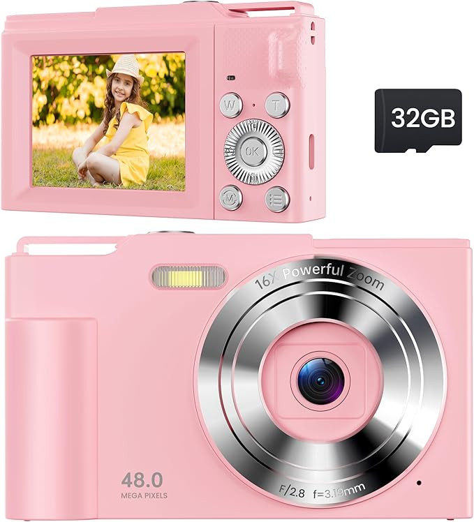Digital Camera for Kids: FHD 1080P Camera - Video Cameras for Teens - 16X Zoom Shoot Camera for G... | Amazon (US)