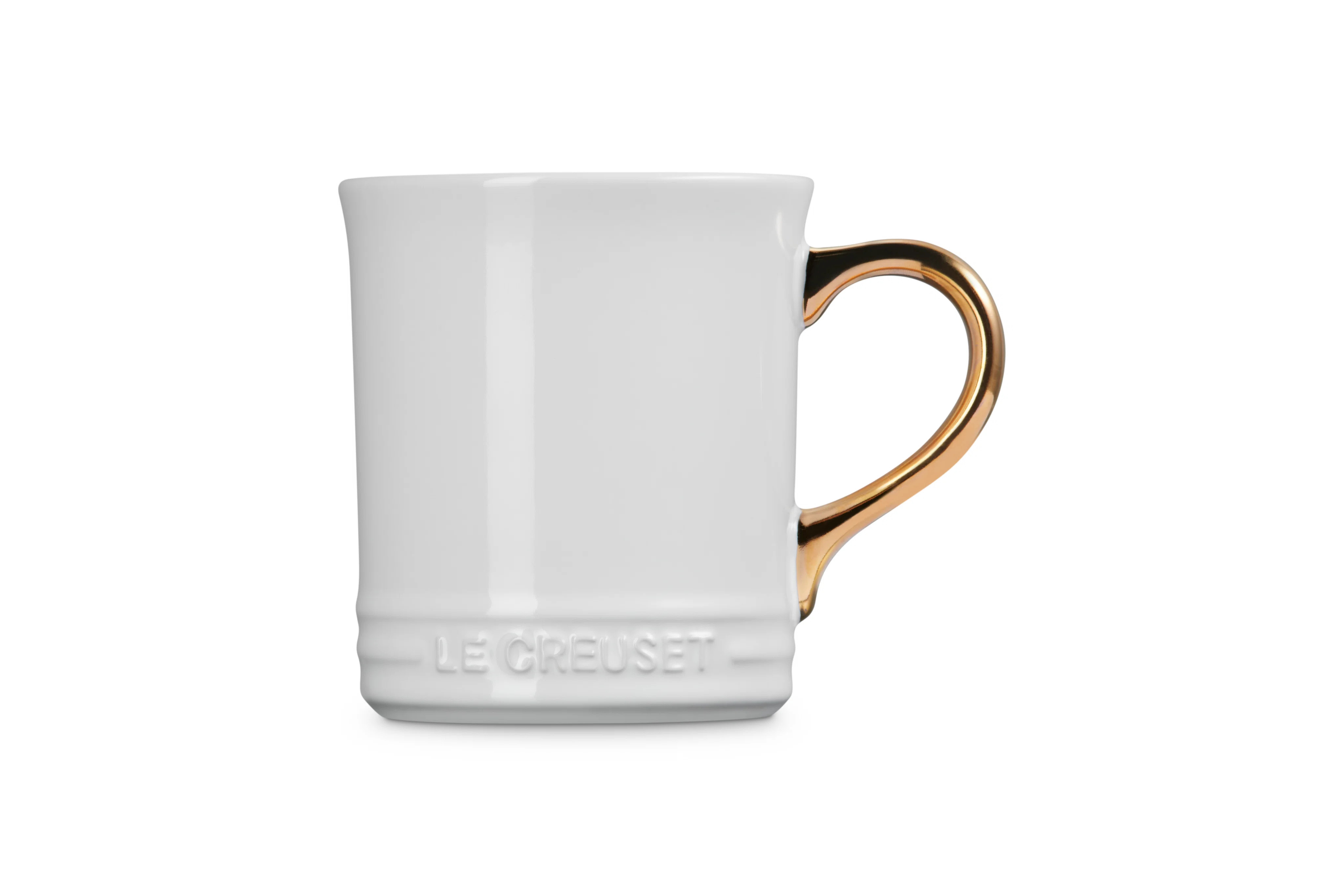 Le Creuset Stoneware Mug With Gold Metallic Handle, 14 Oz. | Wayfair North America