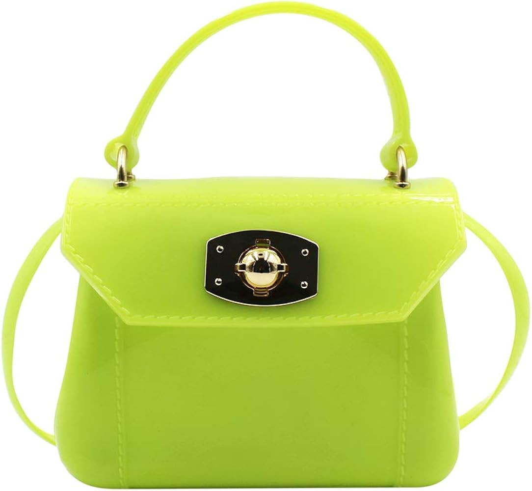 Little Girls Purse Small Candy Color Jelly Crossbody Bag Satchel Tote Handbag Shoulder | Amazon (US)