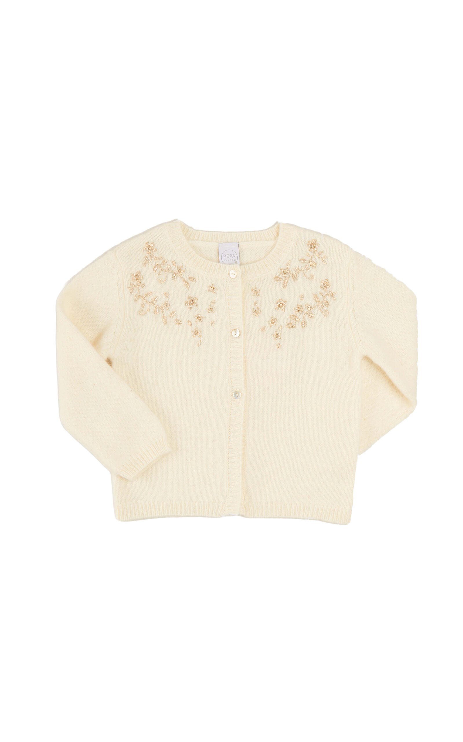 Kids' Embroidered Wool-Blend Cardigan | Moda Operandi (Global)